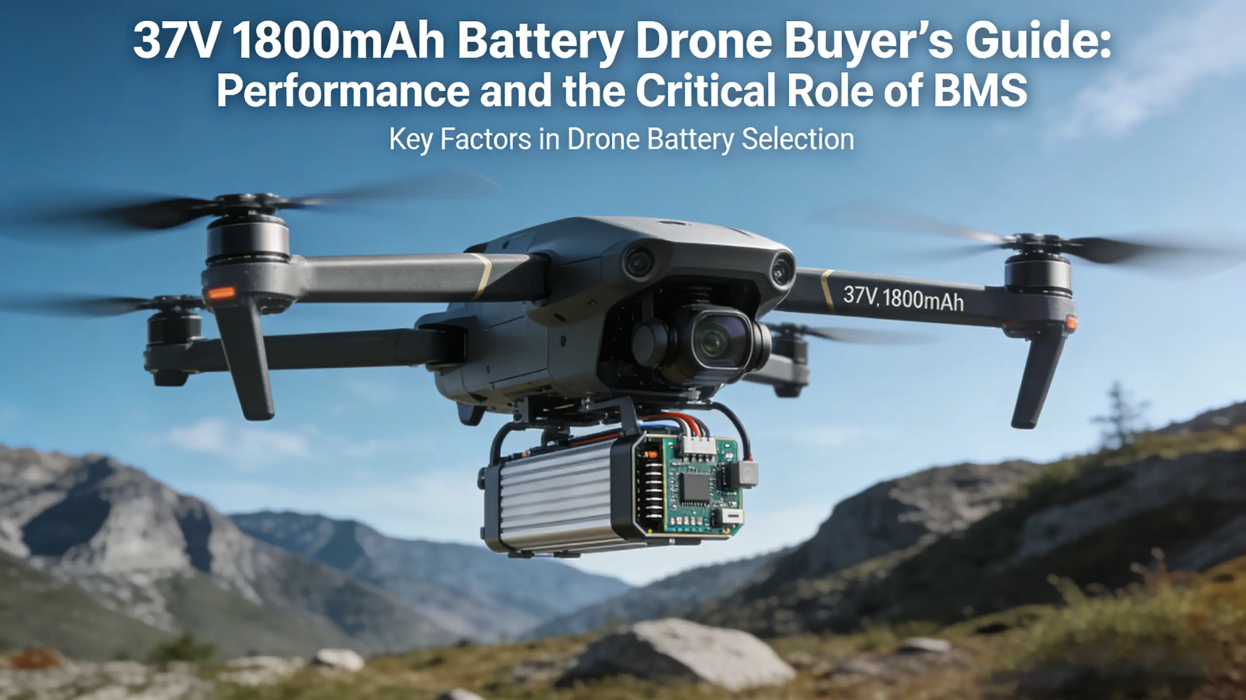 37V 1800mAh Battery Drone Buyer’s Guide: Performance and the Critical Role of BMS