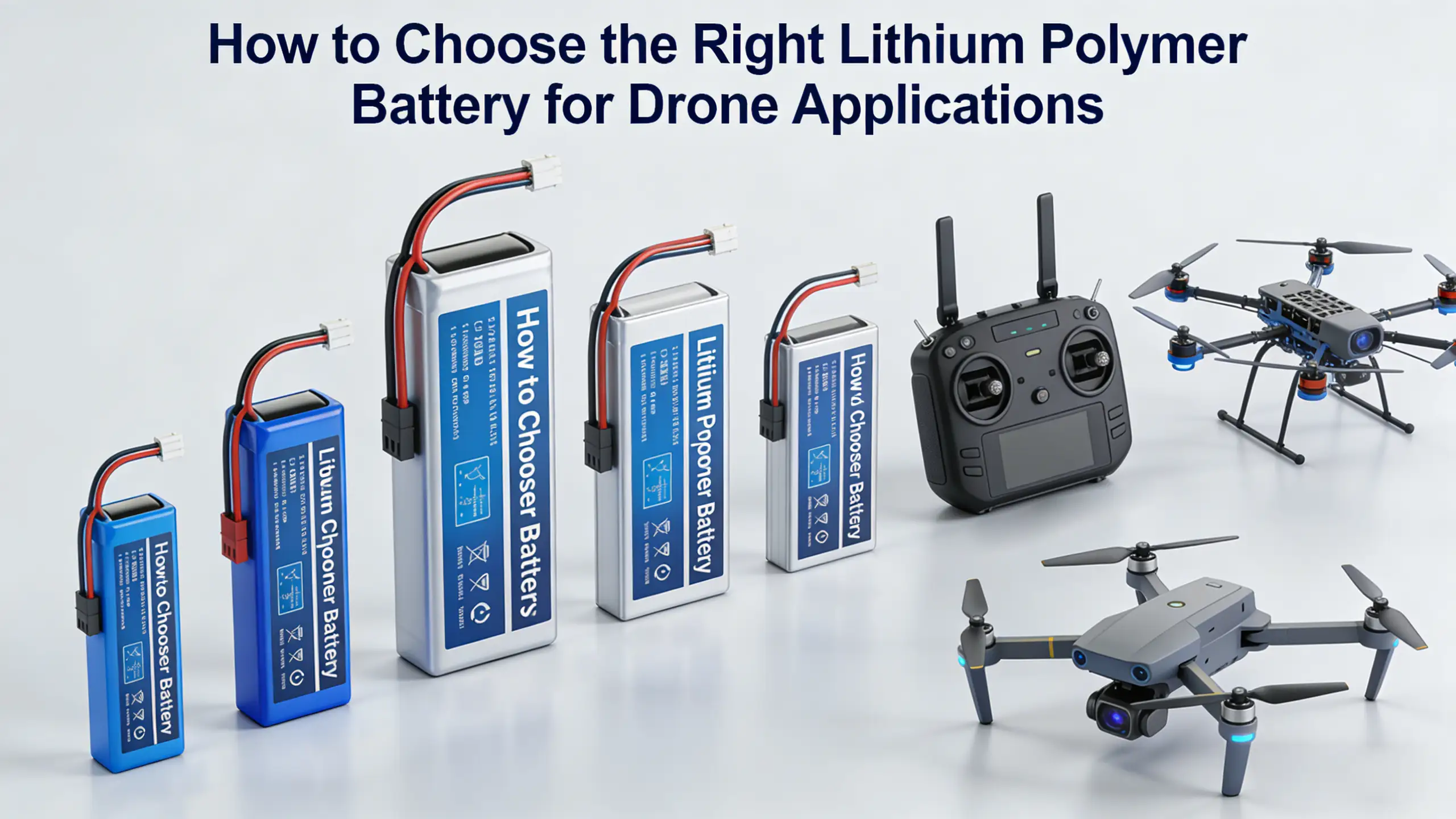 How to Choose the Right Lithium Polymer Battery for Drone Applications