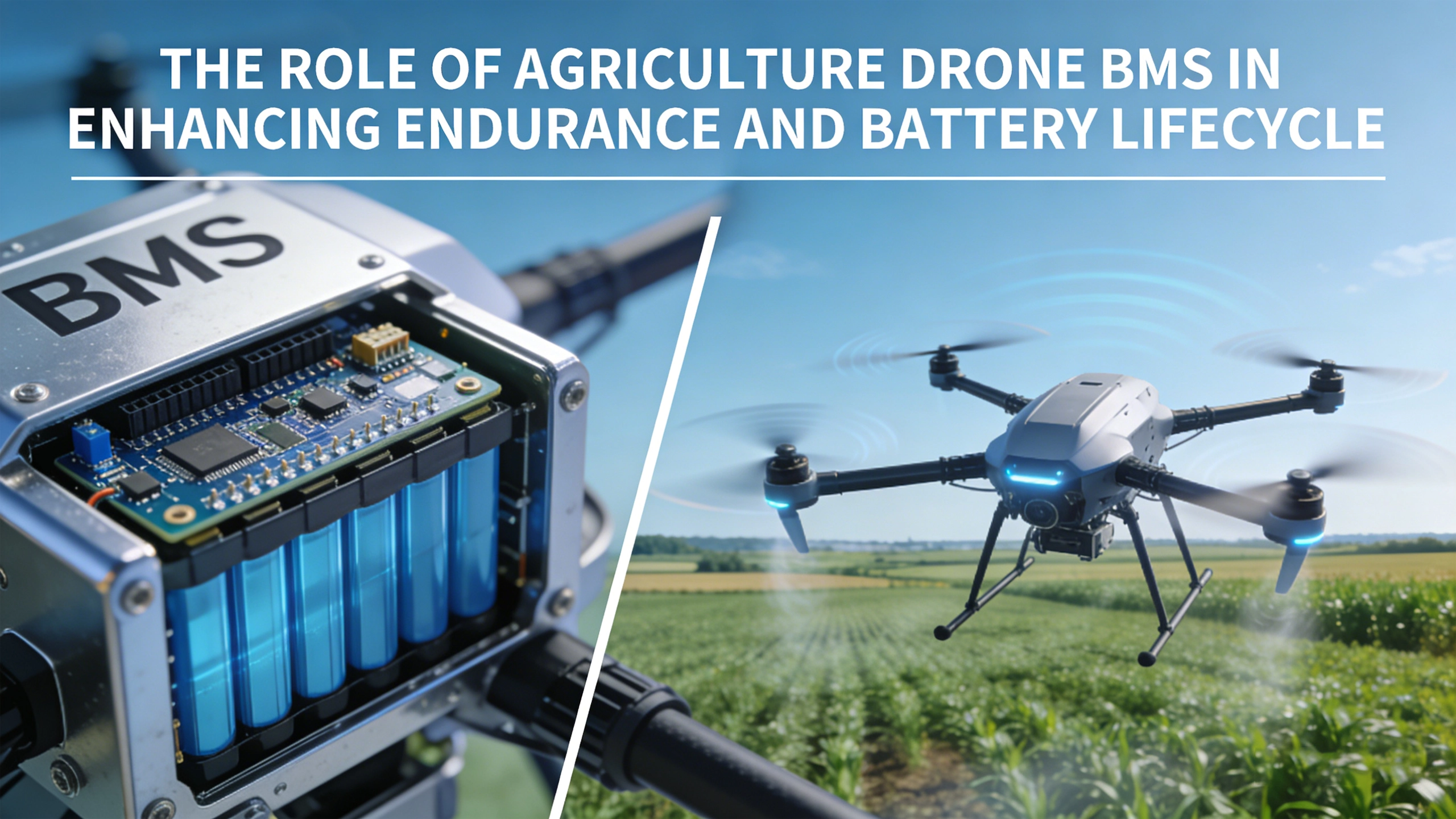 The Role of Agriculture Drone BMS in Enhancing Endurance and Battery Lifecycle