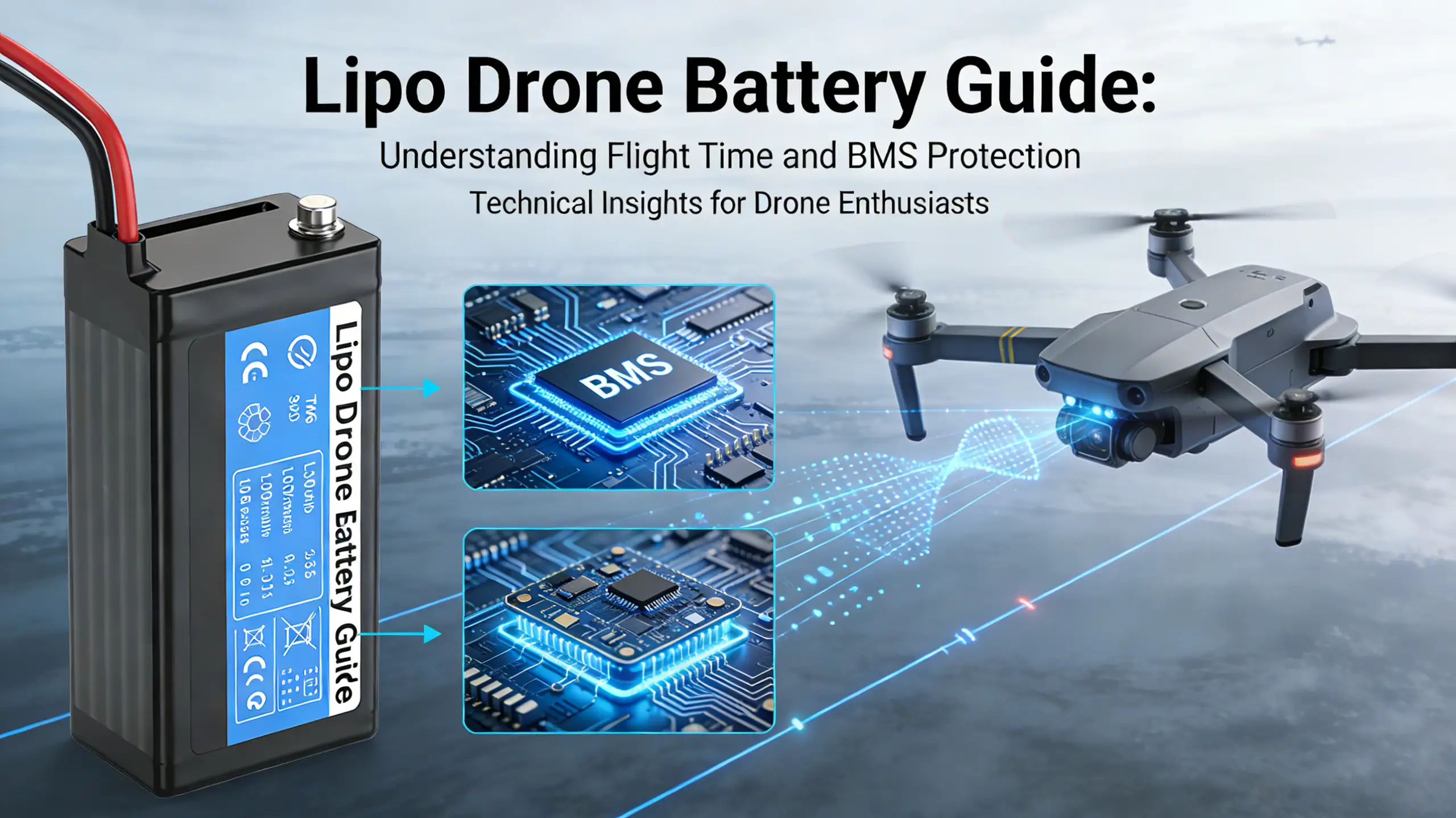 Lipo Drone Battery Guide: Understanding Flight Time and BMS Protection