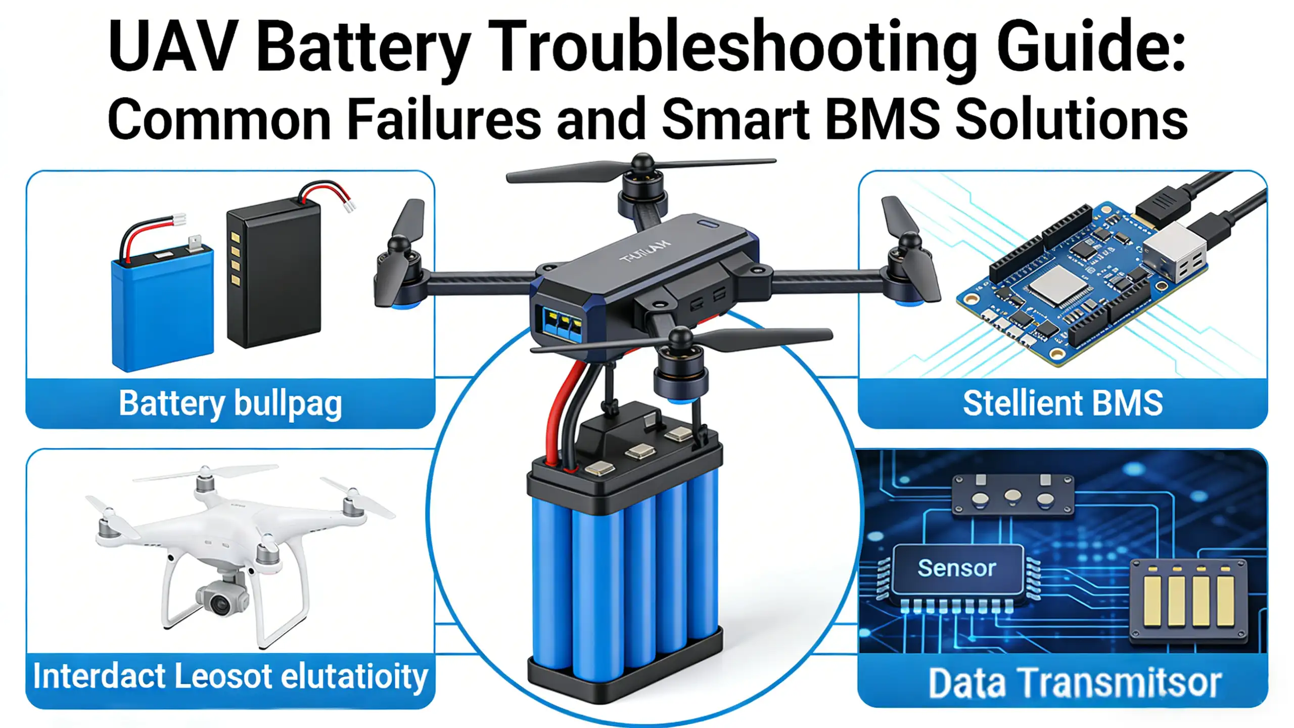 UAV Battery Troubleshooting Guide: Common Failures and Smart BMS Solutions