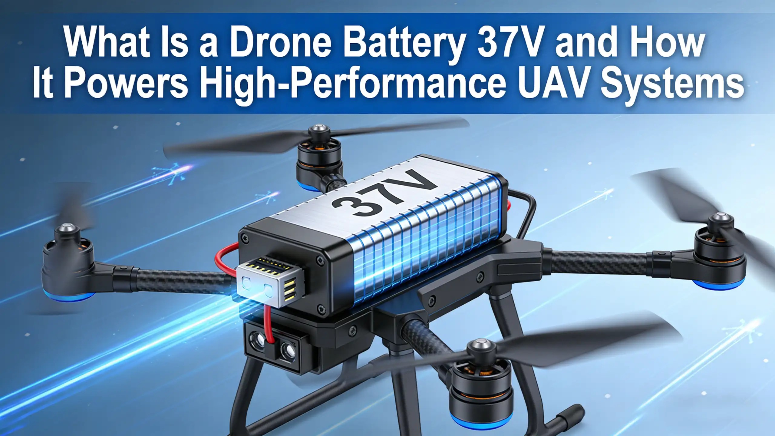 Vad är ett drönarbatteri på 37 V och hur det driver högpresterande UAV-system