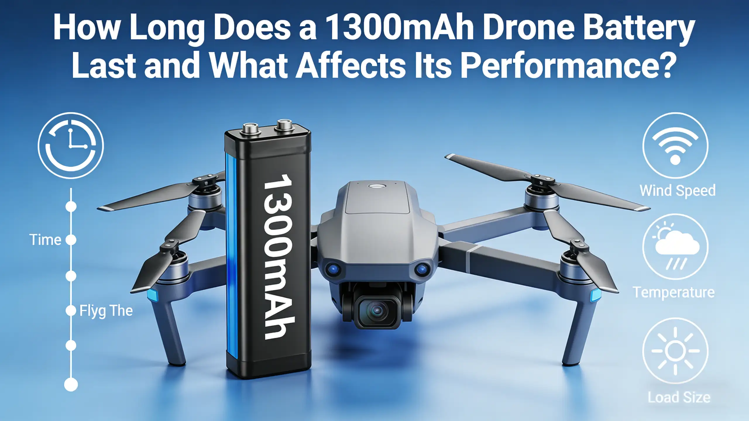 How Long Does a 1300mAh Drone Battery Last and What Affects Its Performance?