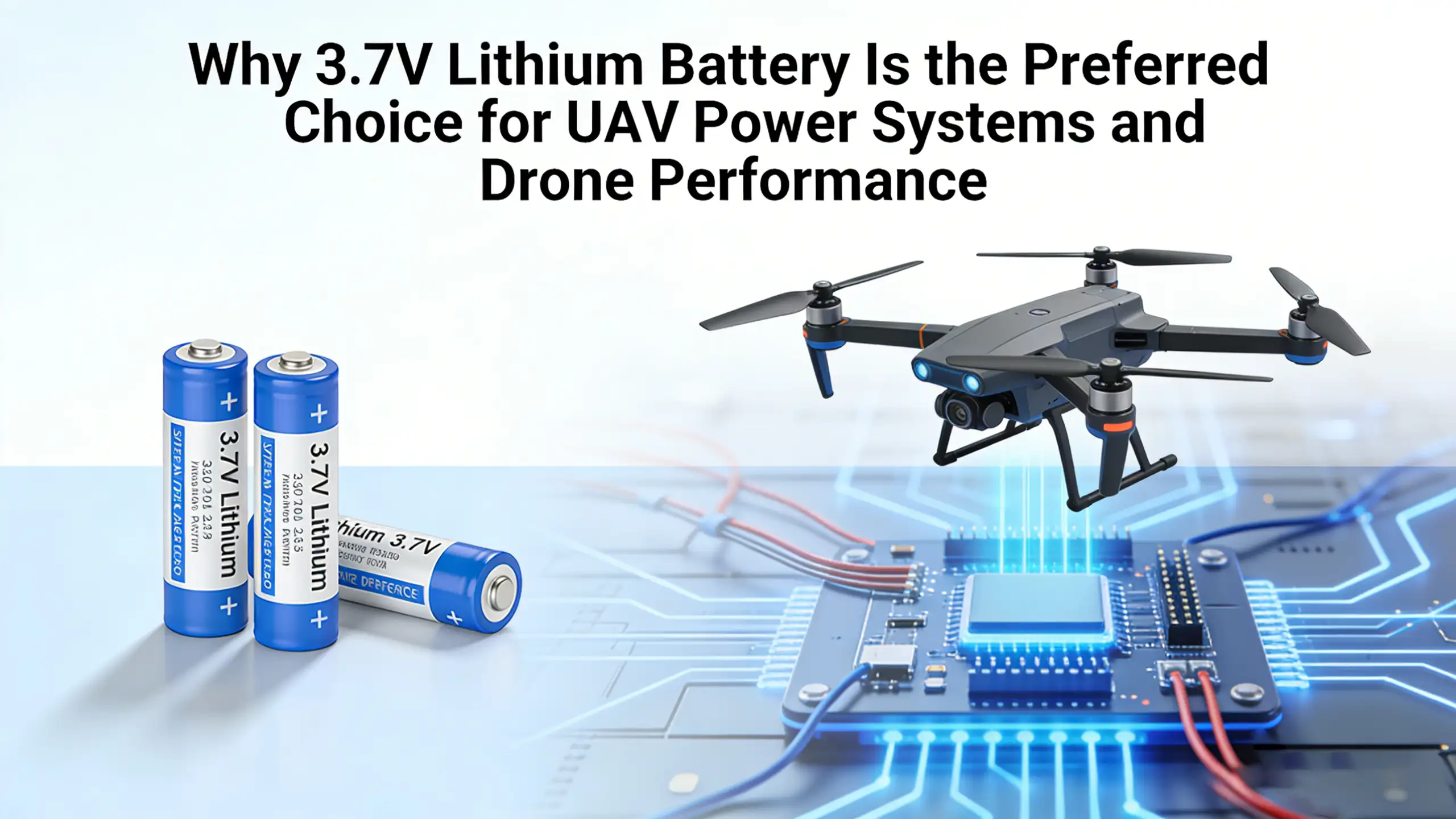 Varför 3,7V litiumbatteri är det föredragna valet för UAV-strömförsörjningssystem och drönarprestanda