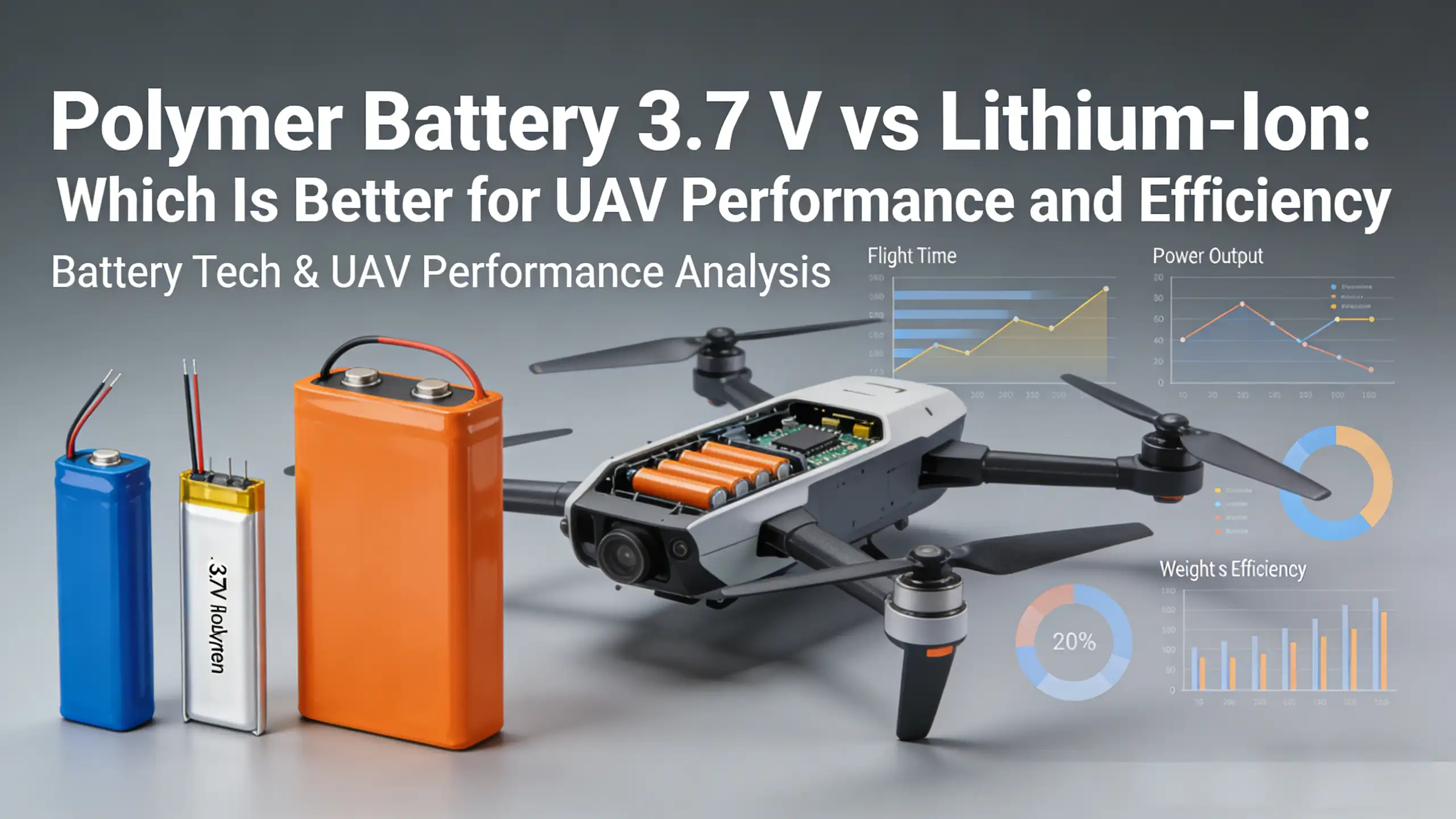 Polymerbatteri 3,7 V vs litiumjonbatteri: Vilket är bättre för drönare