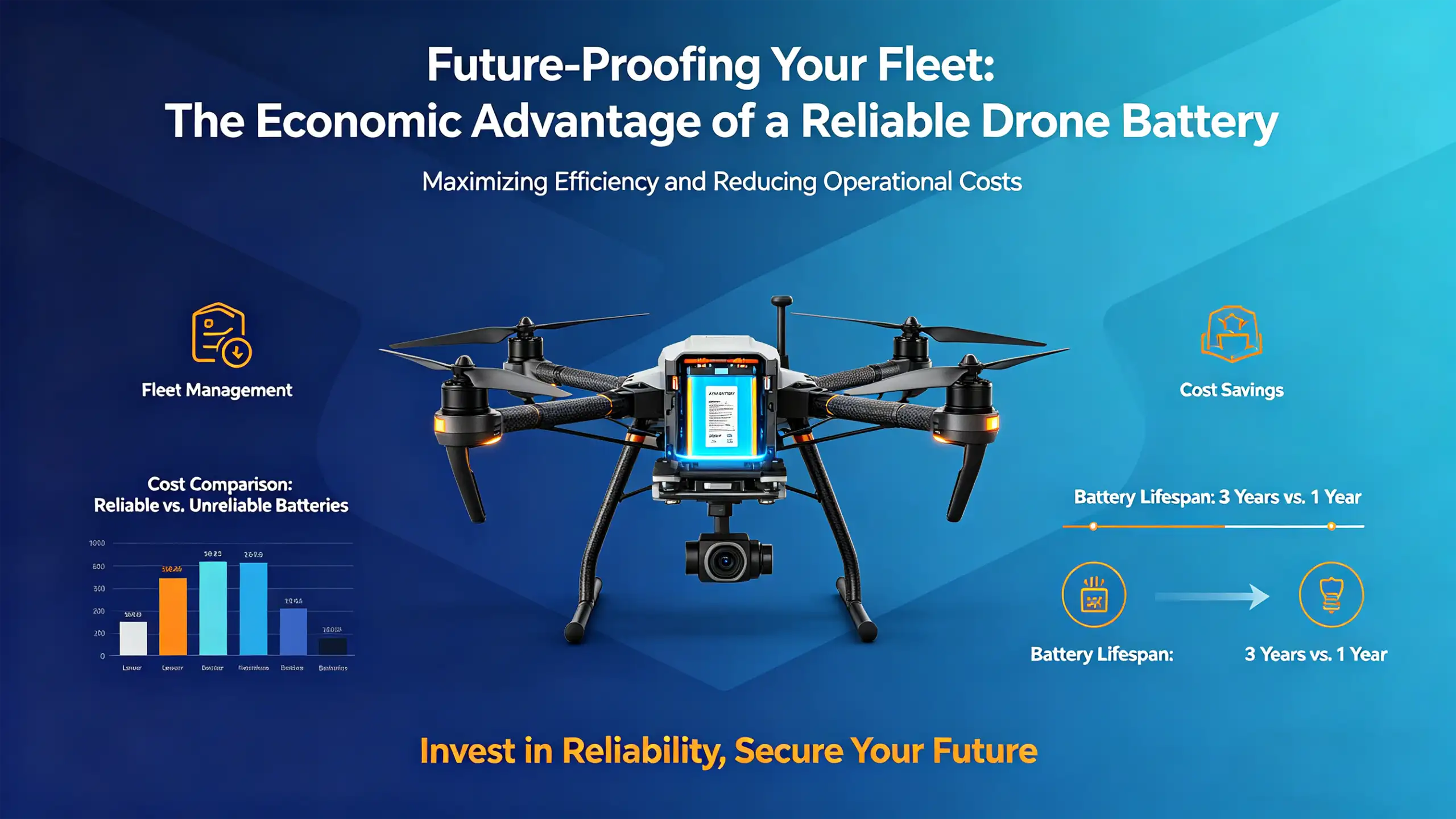Future-Proofing Your Fleet: The Economic Advantage of a Reliable drone battery