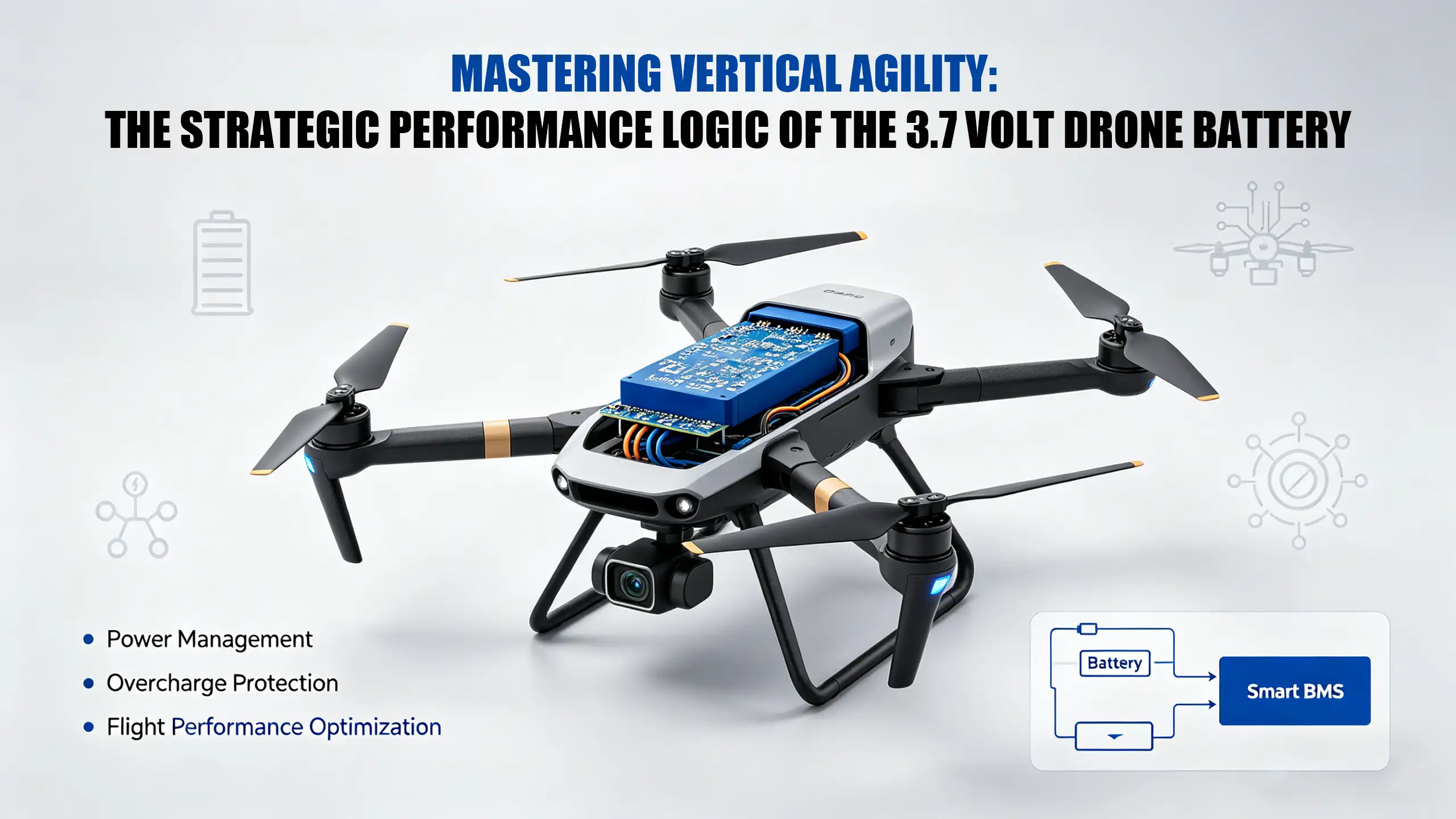 Mastering Vertical Agility: The Strategic Performance Logic of the 3.7 volt drone battery
