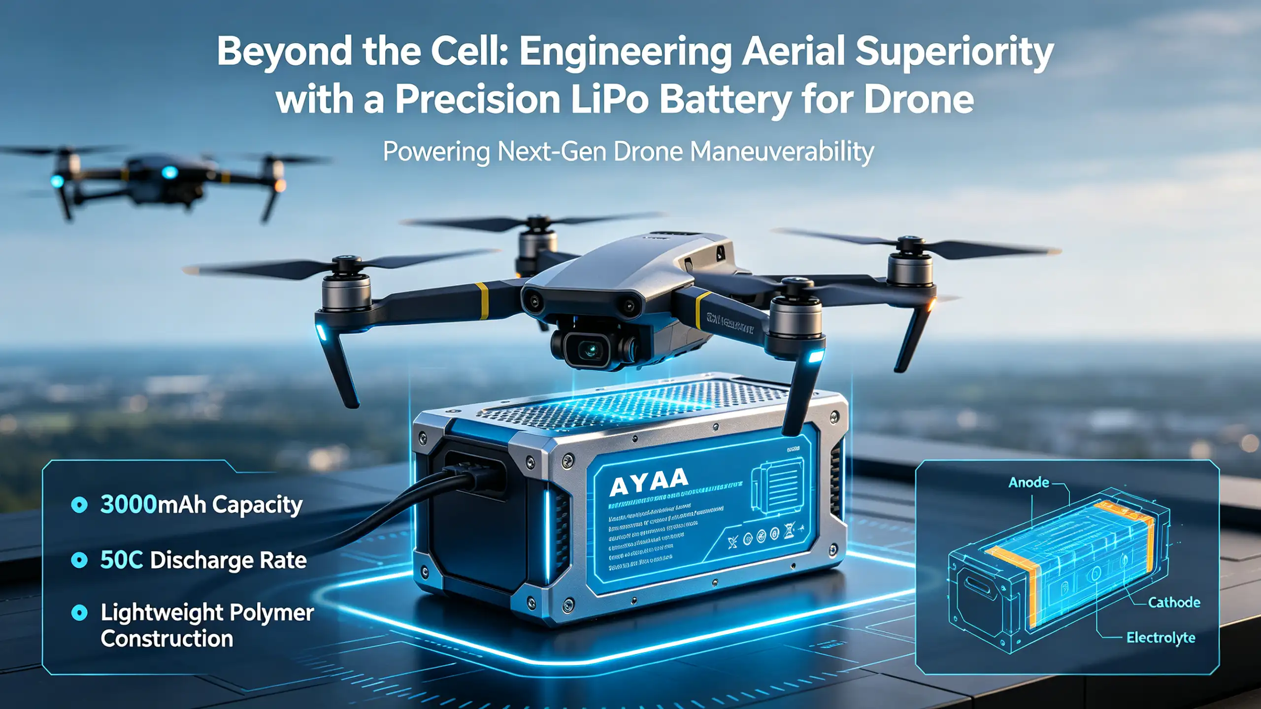 Beyond the Cell: Engineering Aerial Superiority with a Precision lipo battery for drone