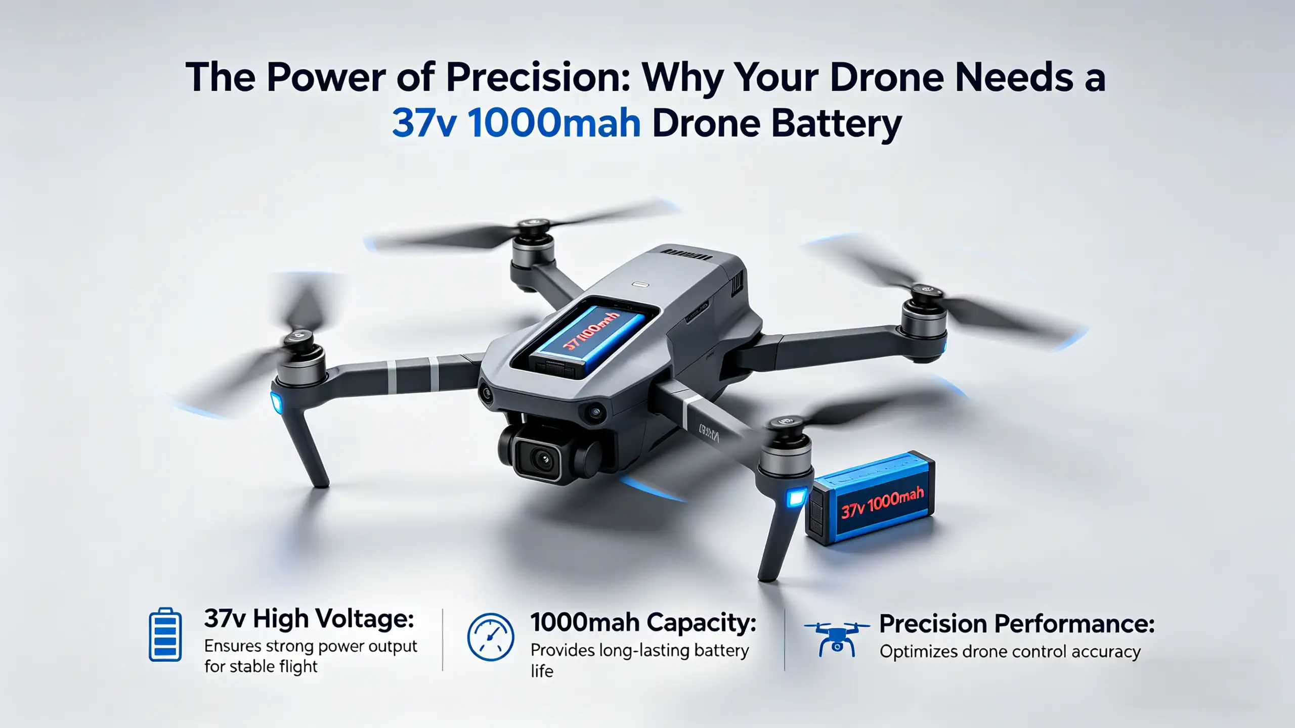 Why Your drone Needs a 37v 1000mah drone battery