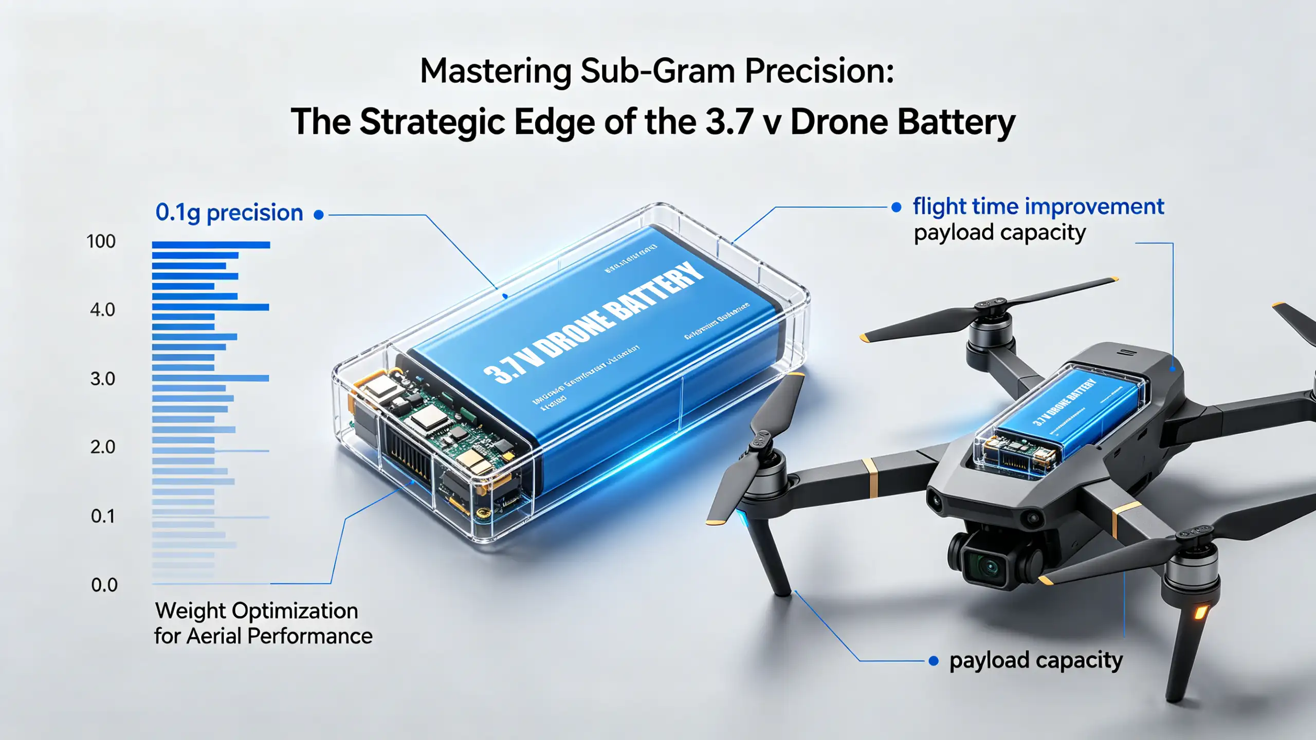 Mastering Sub-Gram Precision: The Strategic Edge of the 3.7 v drone battery