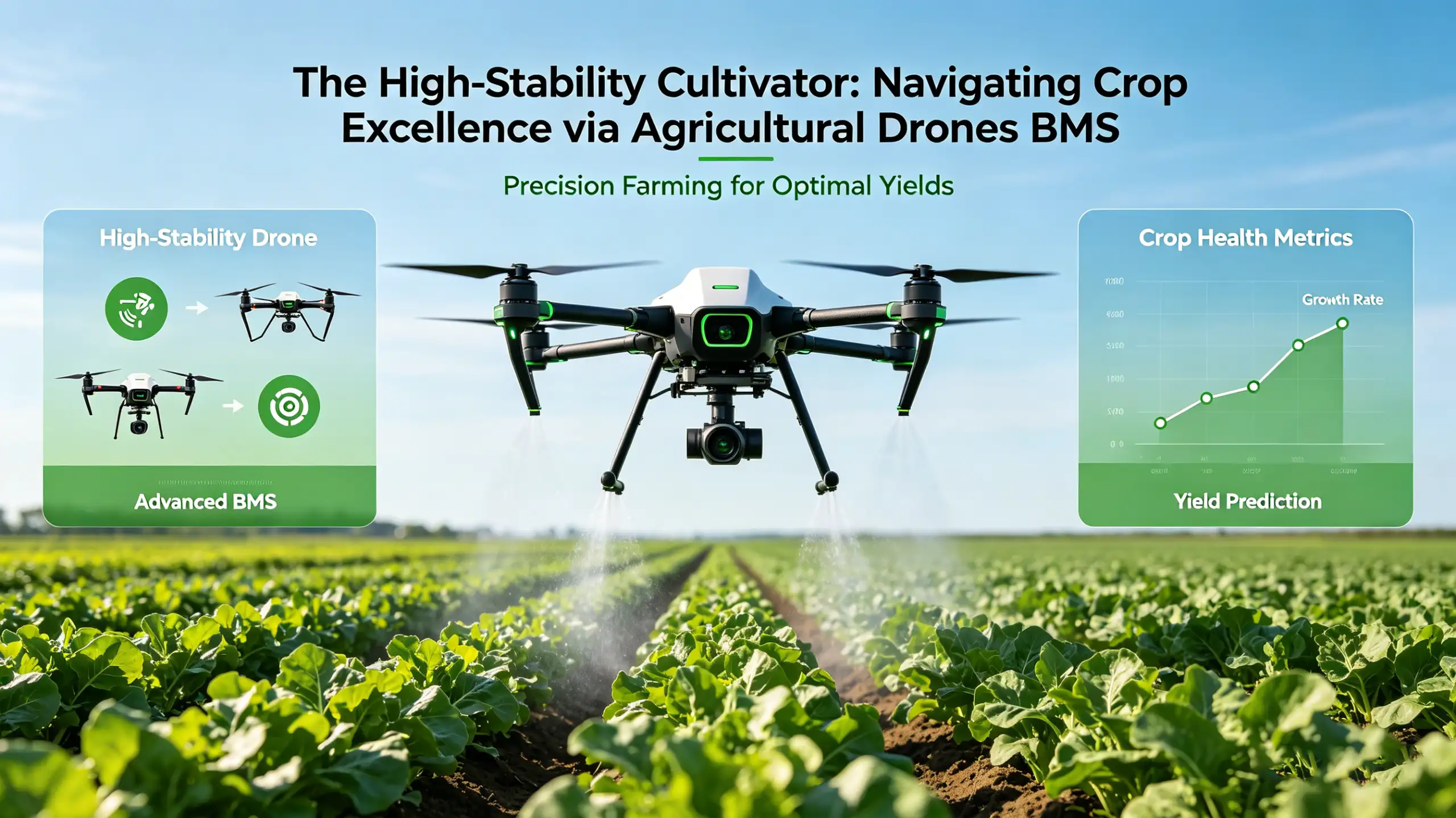 Navigating Crop Excellence via agricultural drones BMS