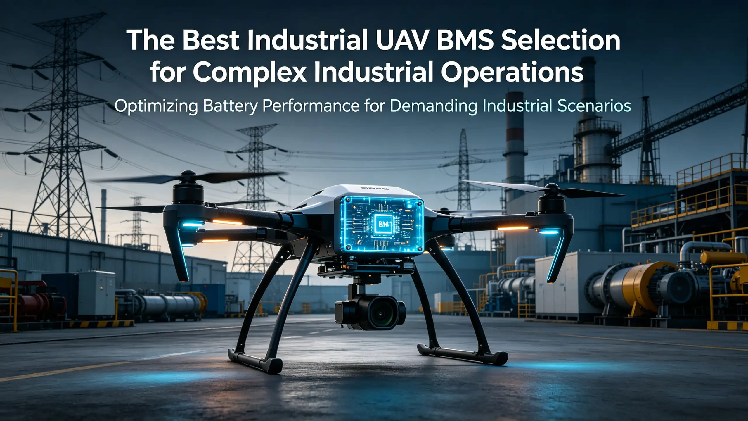 Det bästa valet av industriella UAV BMS för komplexa industriella operationer