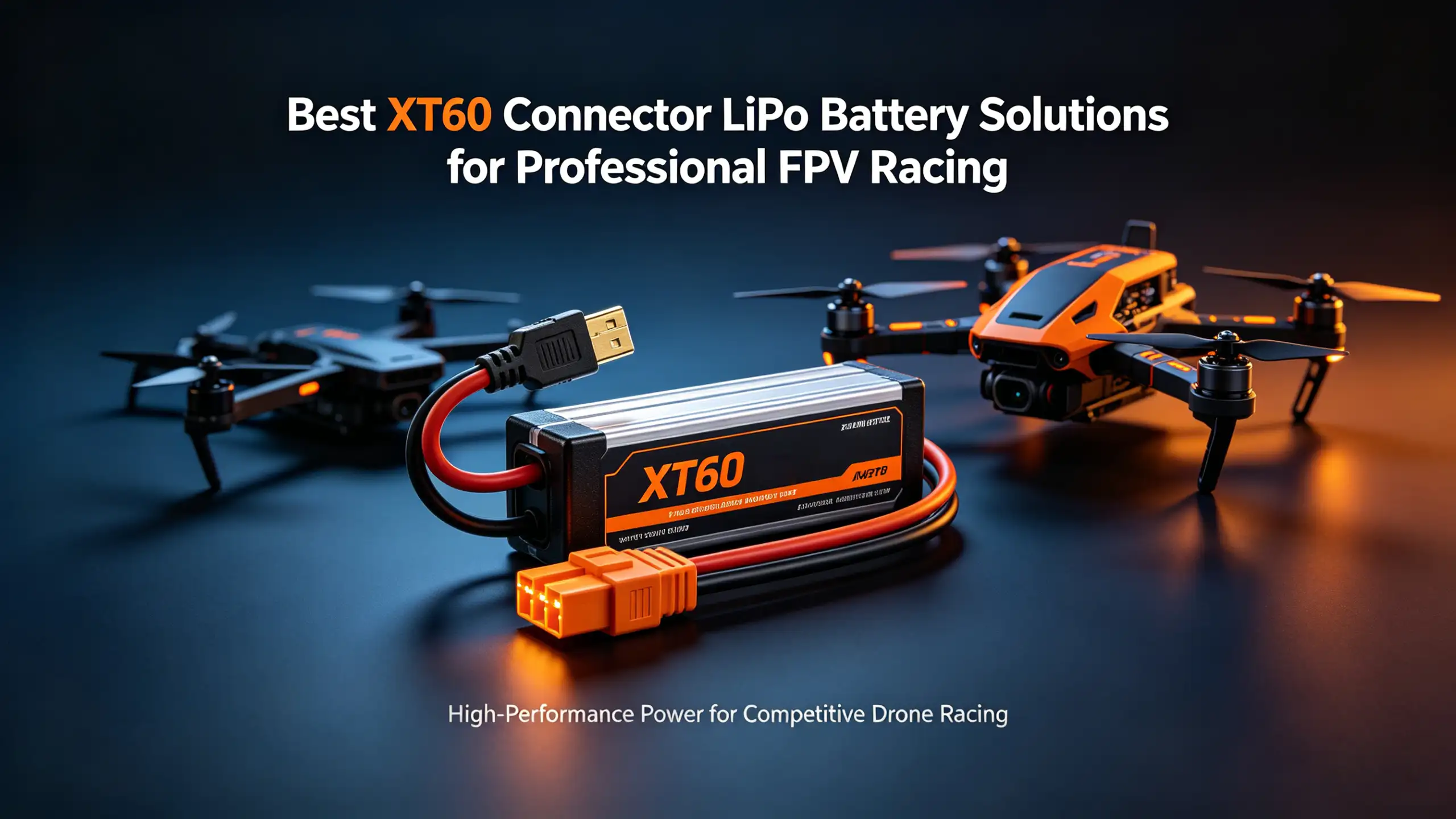 Bästa XT60-kontakt LiPo-batterilösningar för professionell FPV-racing