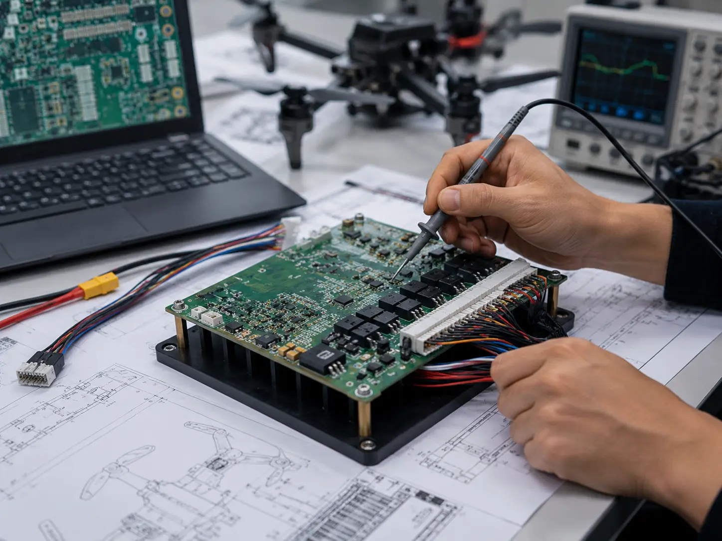 Custom UAV BMS engineering and firmware configuration support
