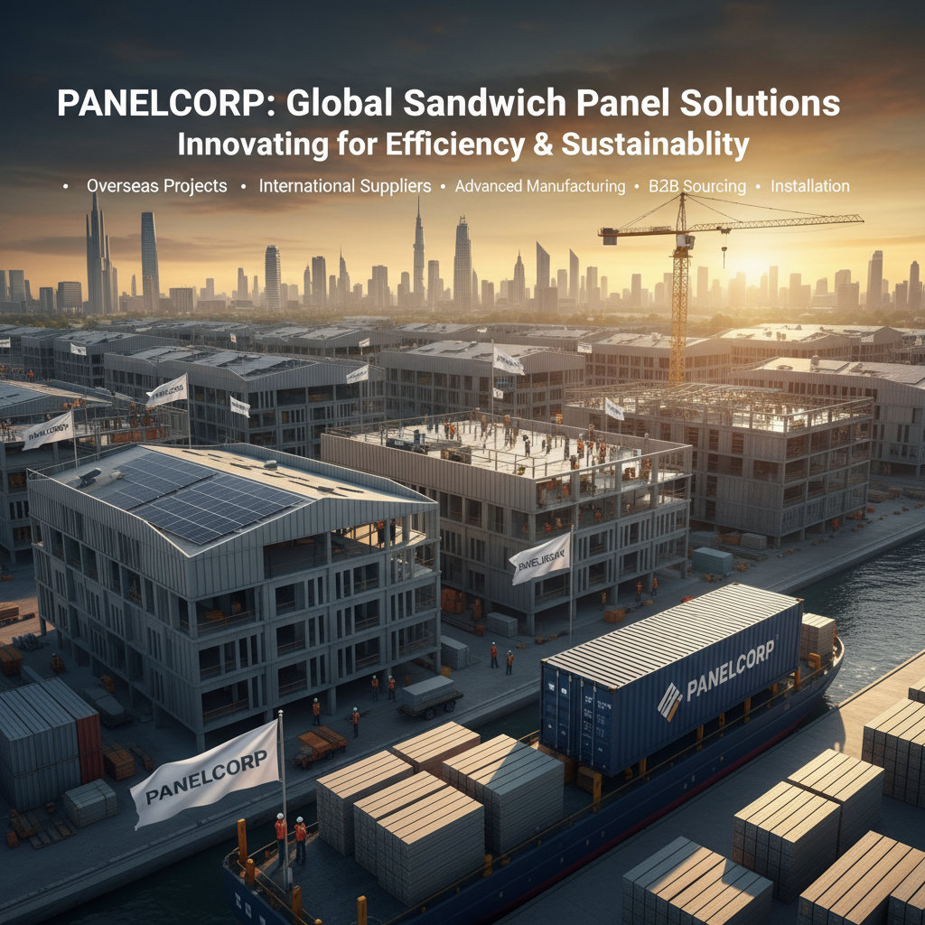 Overseas projects for sandwich panels are growing and expanding.