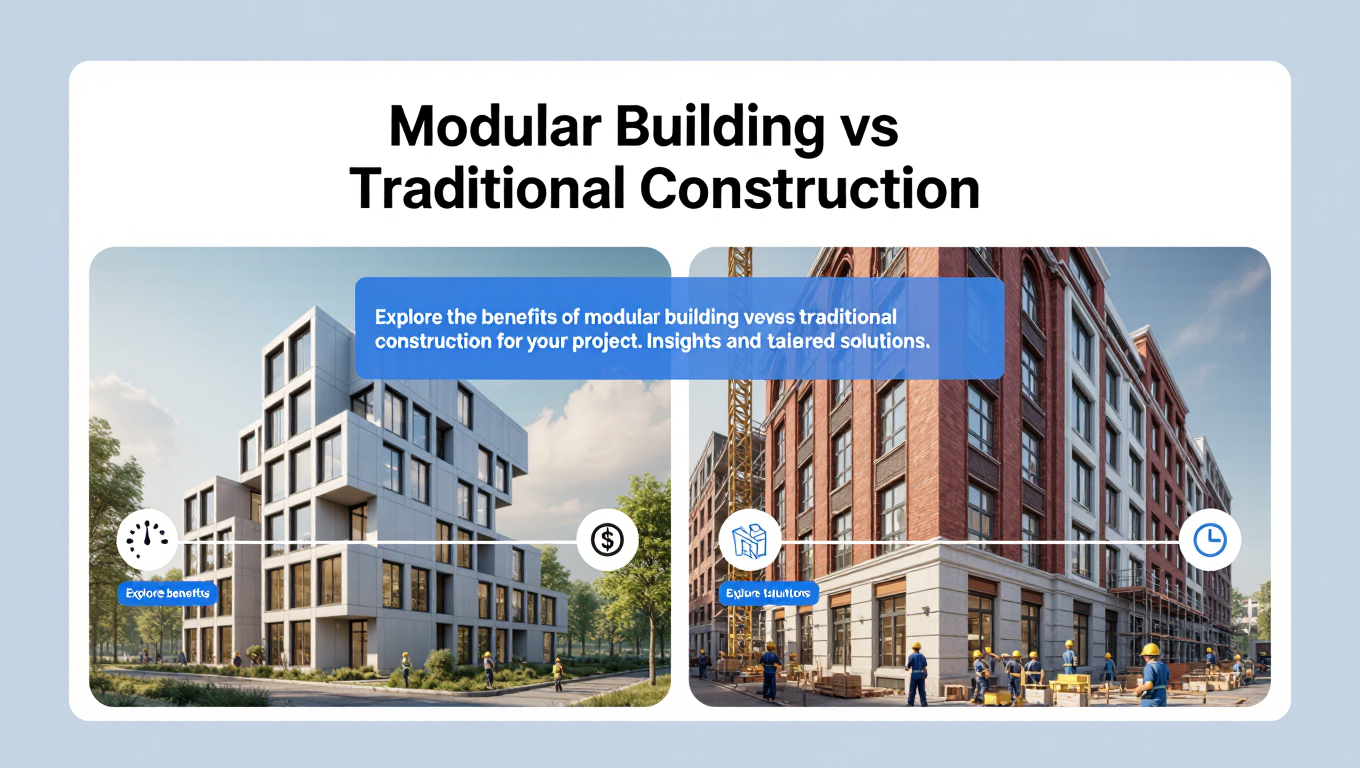 Modular Building vs Traditional Construction: Which Fits Your Project?