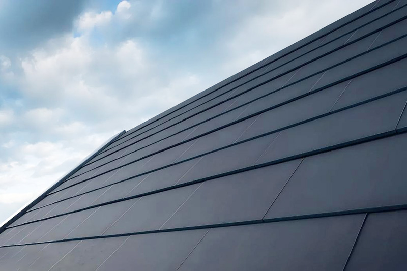 Flat lock buckle plate metal roof system