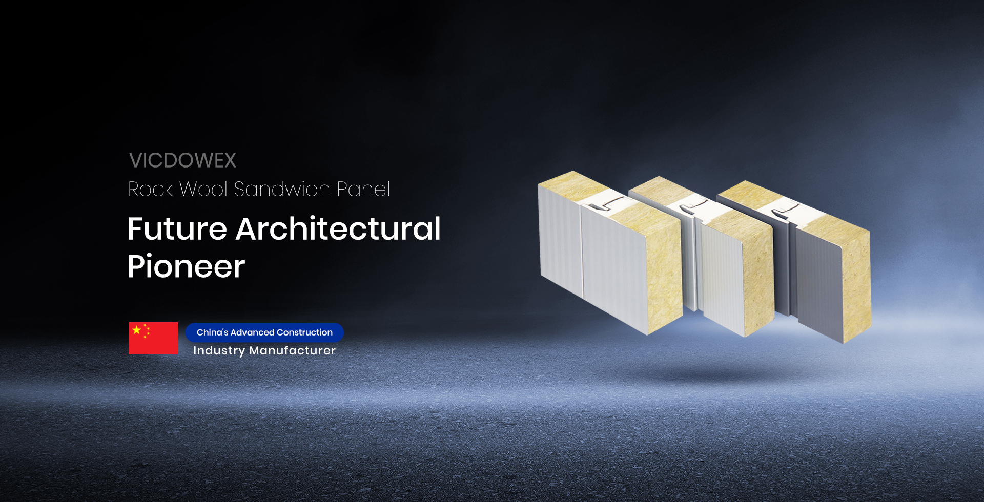 VICDOWEX Rock Wool Sandwich Pane