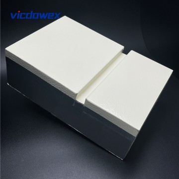 Polyurethane edge-sealed glass wool sandwich panel