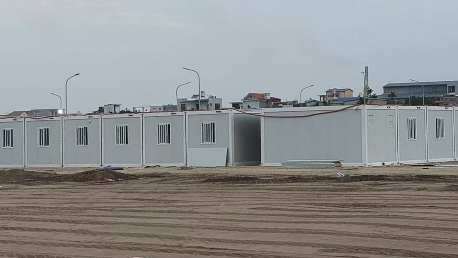 VICDOWEX Flat Pack Container Solution for Modular Sales Office Project in Vietnam