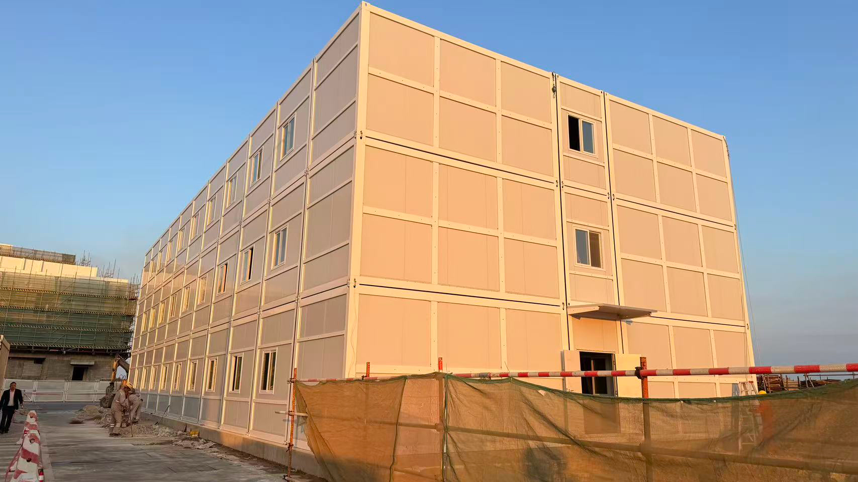 VICDOWEX Three-Storey Modular Office Delivered for Nuclear Power Project