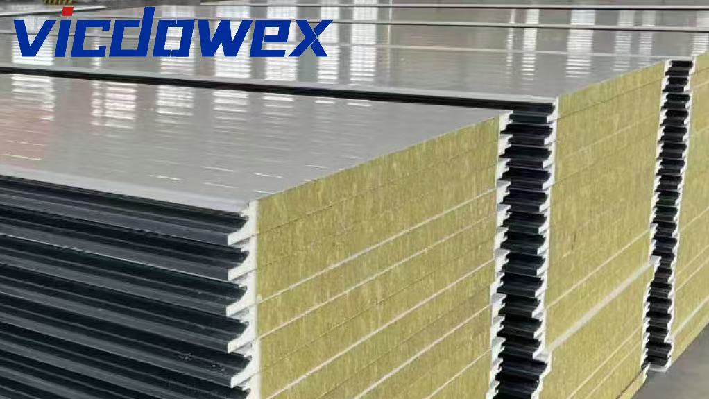 VICDOWEX Rock Wool Sandwich Panels for Large Industrial Factory Buildings in Vietnam