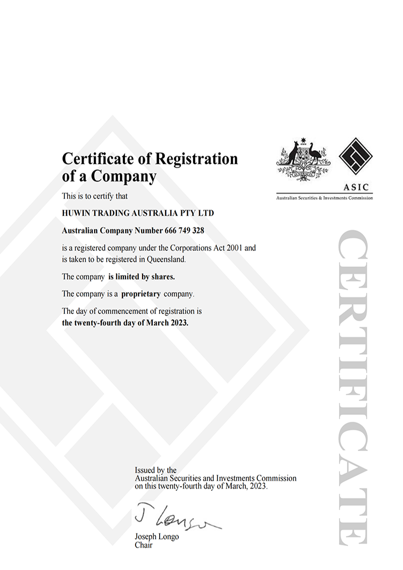 Company Certificate - HUWIN TRADING AUSTRALIA PTY LTD (2)_00