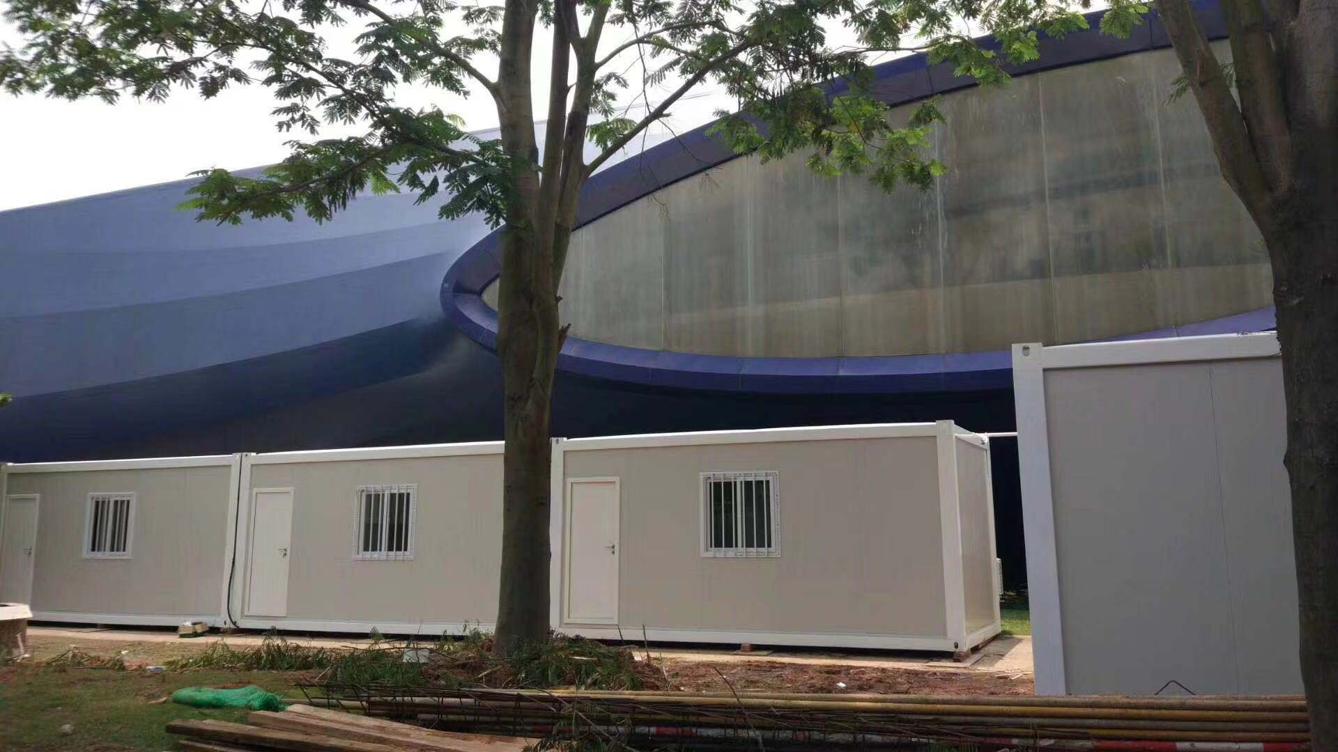 Casas contenedor prefabricadas: una opción inteligente para campamentos temporales a gran escala.
