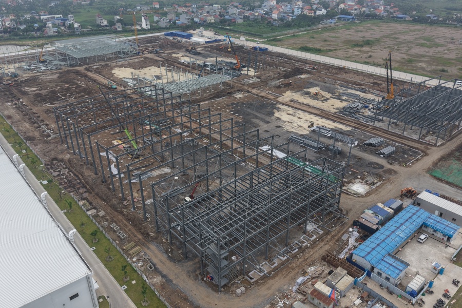 Vietnam Factory Expansion Rock Wool Wall Panel Project