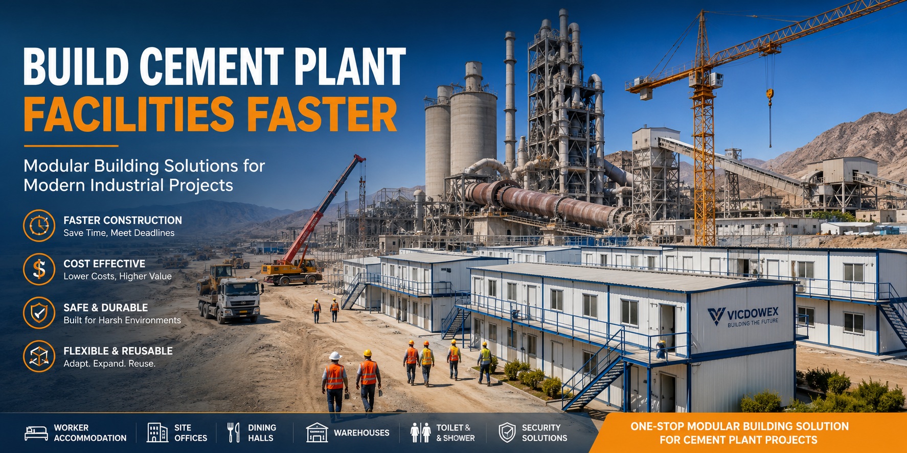 How Can Modular Buildings Accelerate Cement Plant Construction While Reducing Project Costs?