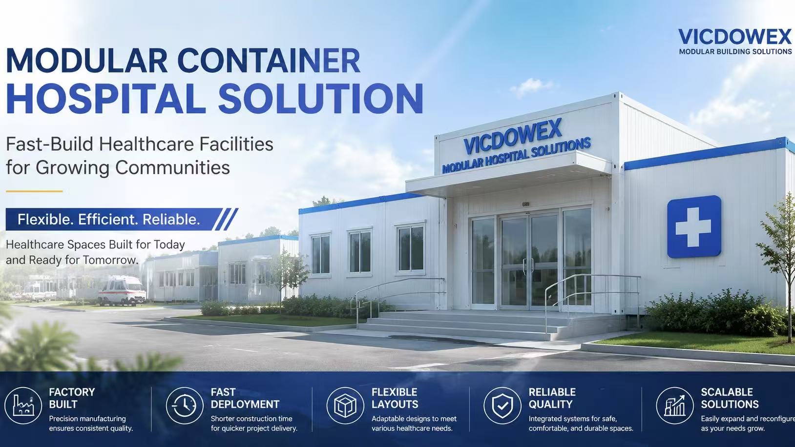 Modular Container Hospital Solution: Fast-Build Healthcare Facilities for Growing Communities