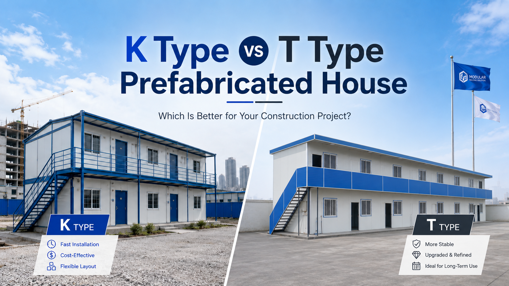 K Type vs T Type Prefabricated House: Which Is Better for Your Construction Project?
