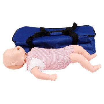 Infant CPR and breathing obstruction rescue training model