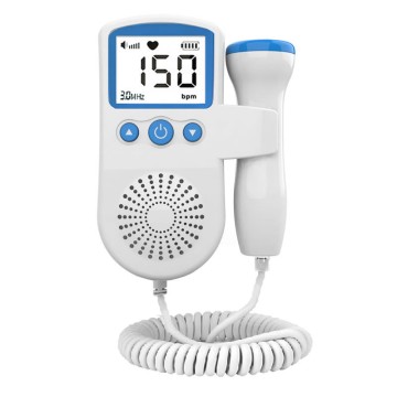 Factory Price Portable Baby Monitor Fetal Doppler Ultrasound Prenatal Heartbeat Detector Baby Heart Rate