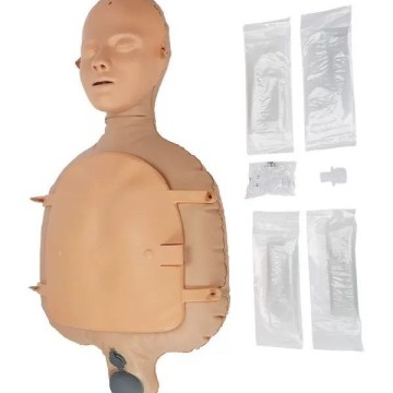 Portable Mini CPR Training Manikin Inflatable Cardiopulmonary Resuscitation Simulator for First Aid & Medical Science