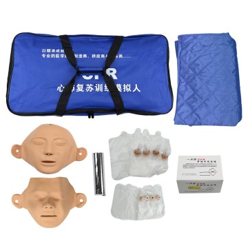 CPR Simulator Accessories Half Body Full Body Resuscitation Manikins in Oxford Care Bag for Nurse Training-PVC Plastic Materials