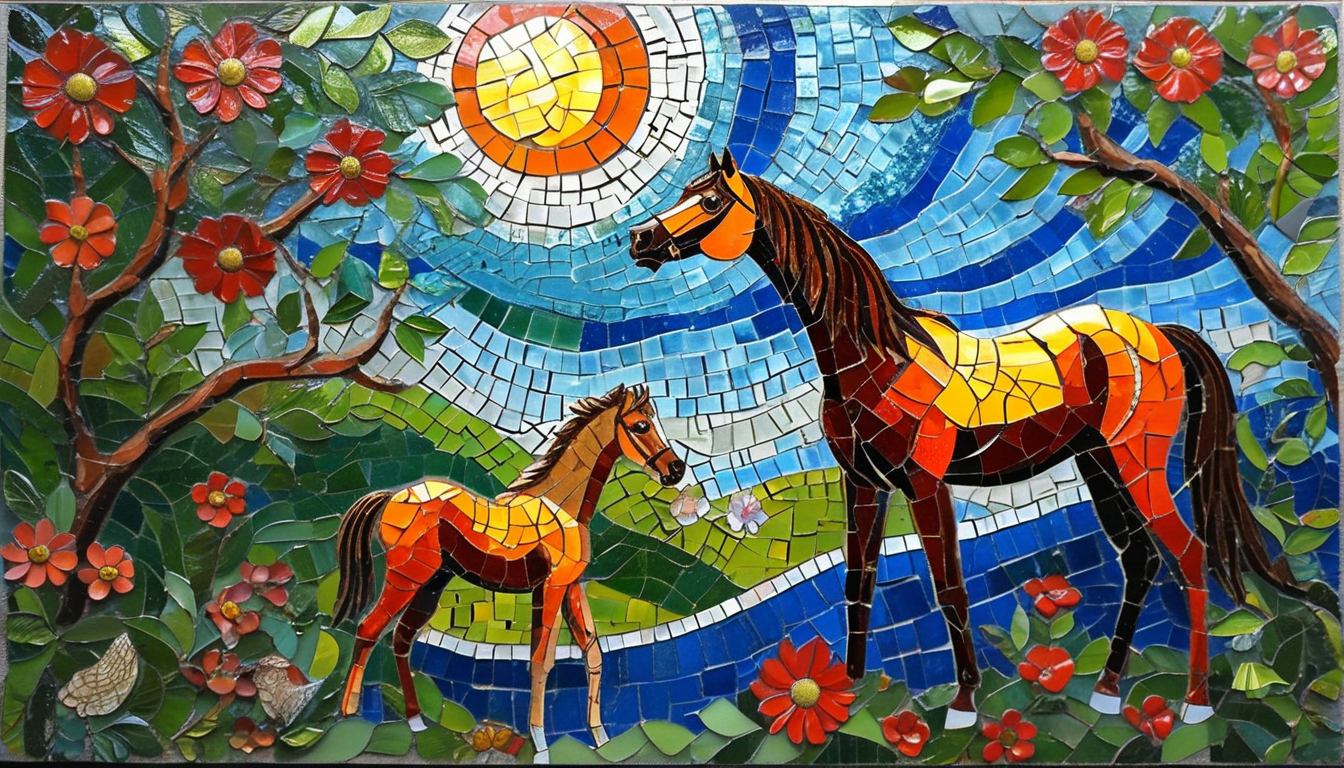 Artistic Mosaic For Home Renovation