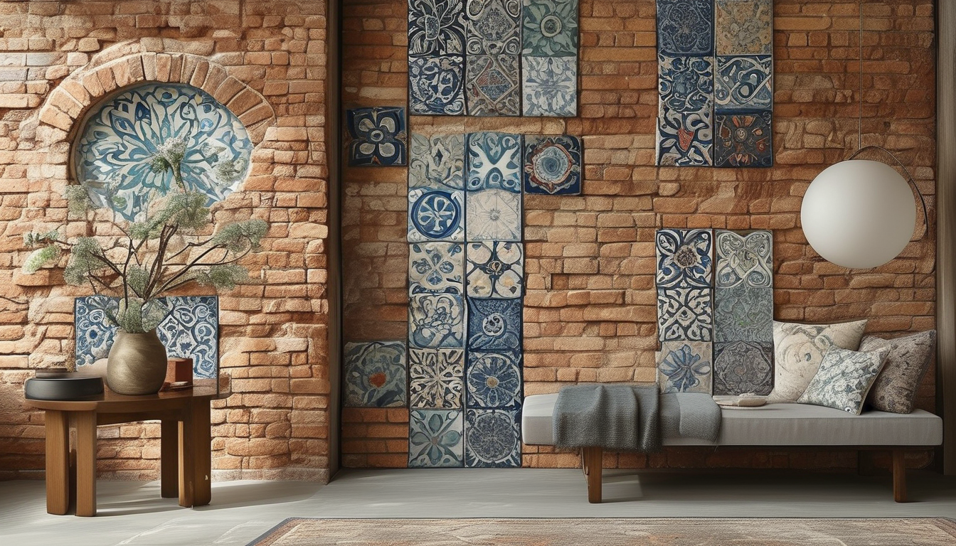 Handmade Art Bricks For Home Renovation