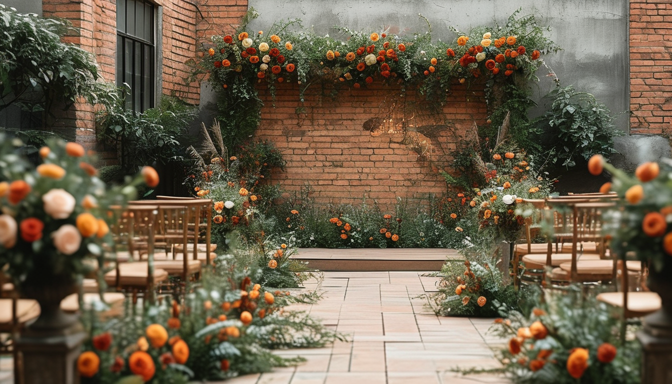 Artistic Decorative Bricks For Wedding Venues