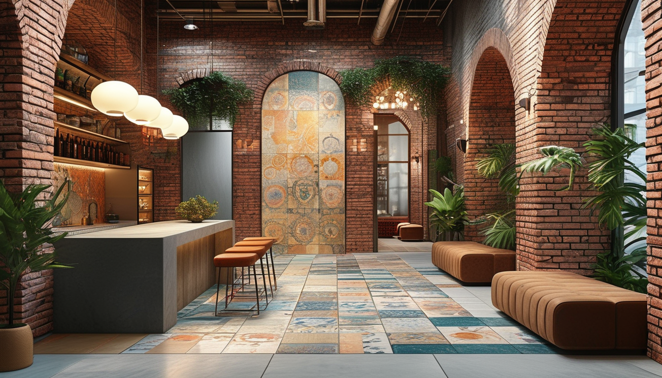 Artistic Bricks For Commercial Spaces
