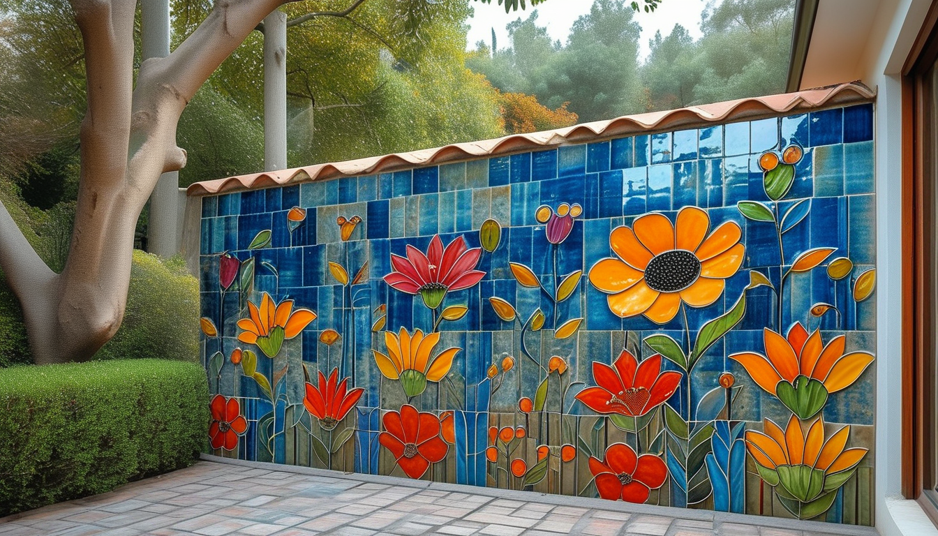 Artistic Glazed Tiles For Outdoor Events