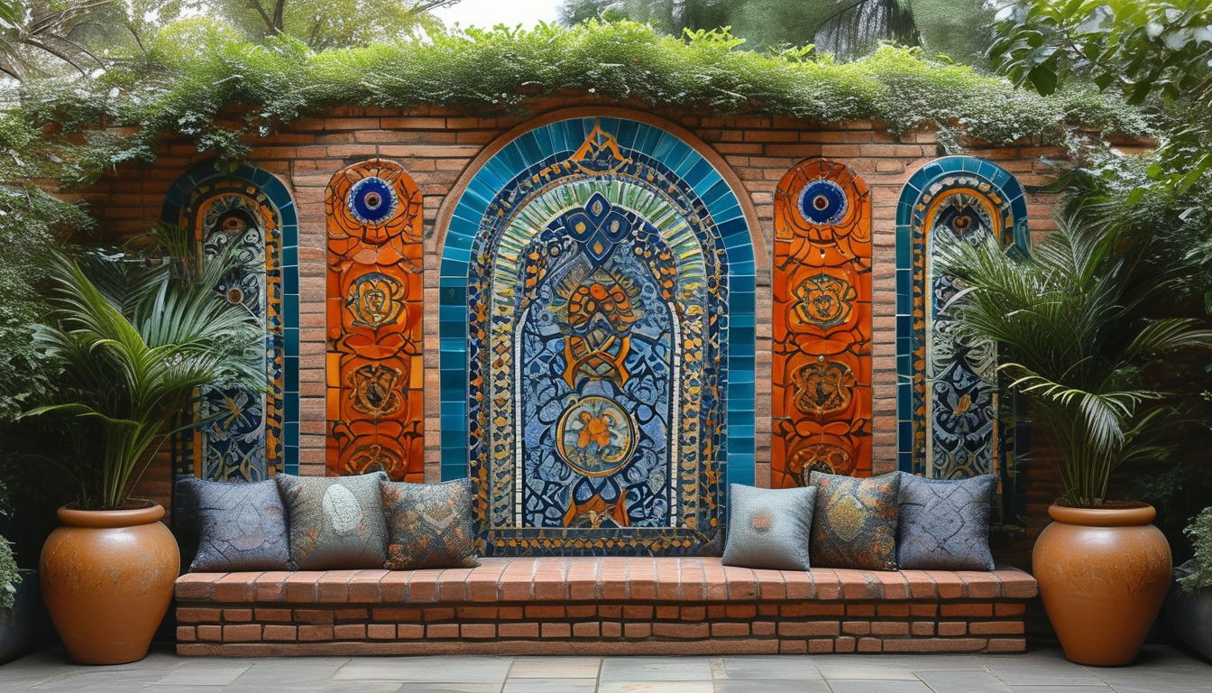 Decorative Art Bricks For Outdoor Events
