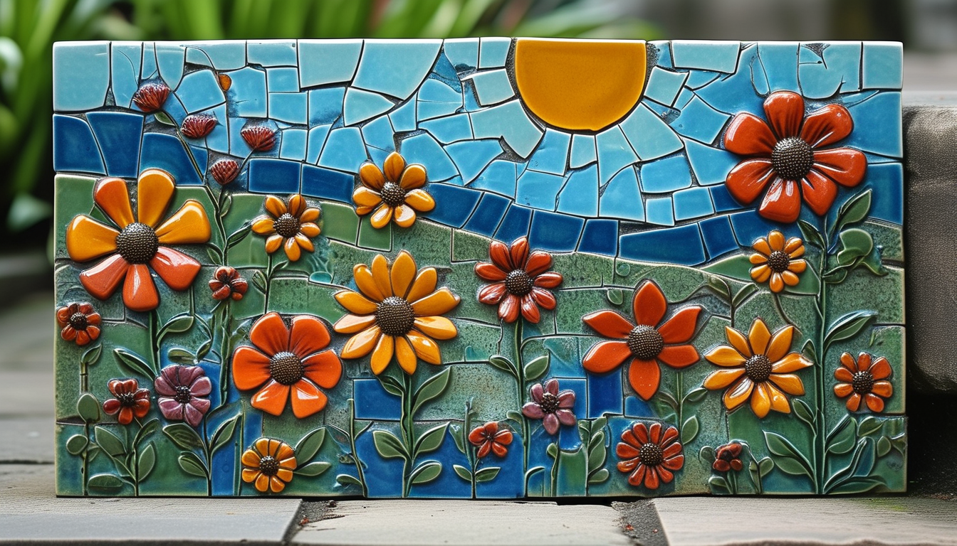Handmade Art Bricks For Outdoor Events
