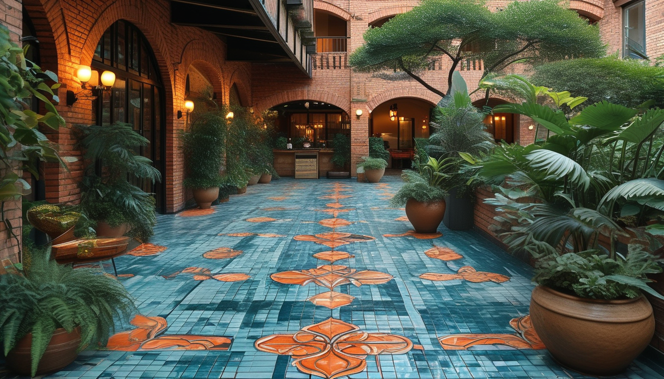 Hotel Art Bricks For Outdoor Events