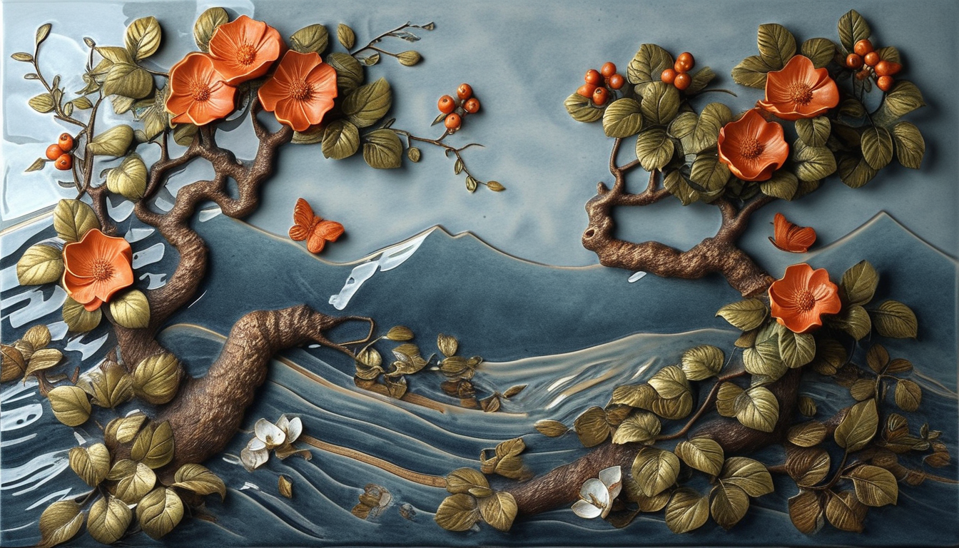Embossed Art Tiles For Luxury Gifting