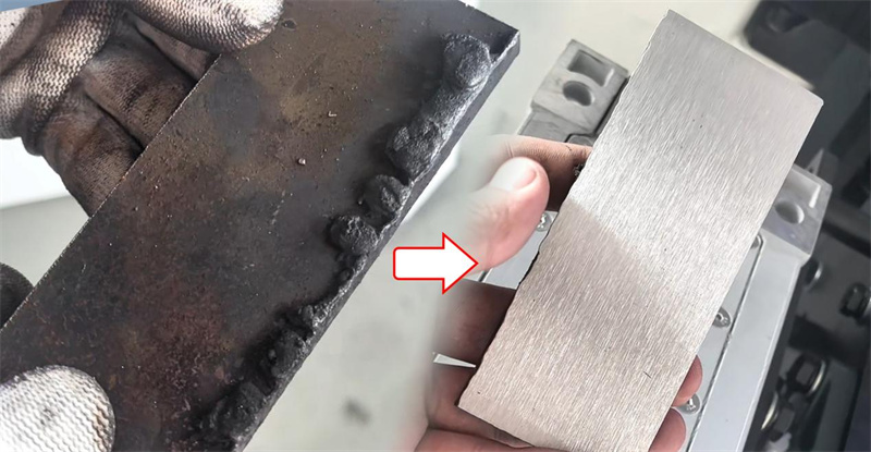 Máquina de retificação para remoção de escória de metal