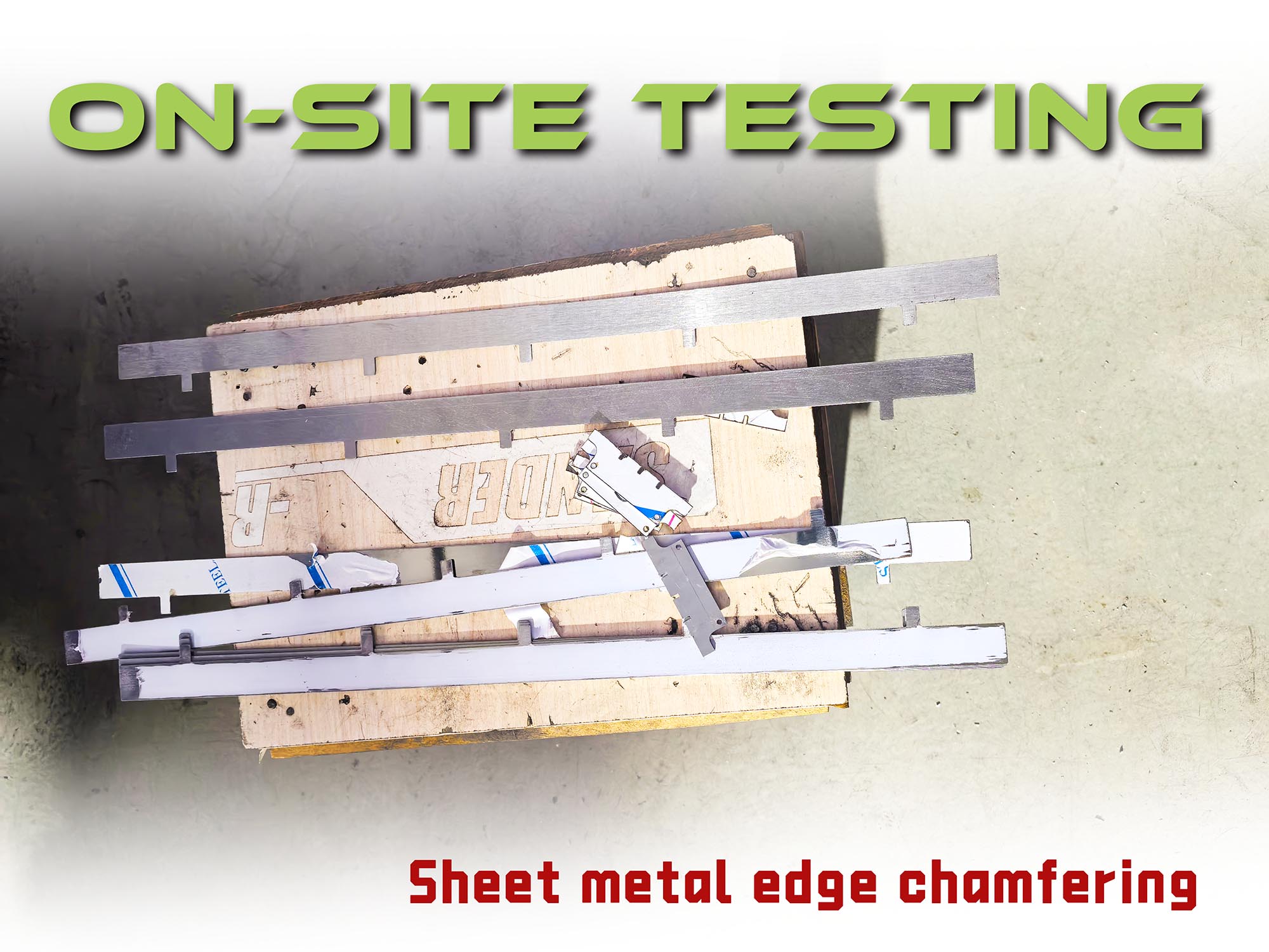 On-site customer trial: small stainless & ferritic stainless parts test on NEWSTEC deburring machine