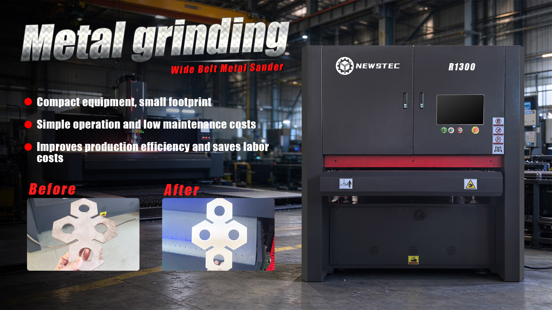 Pre-Shipment Inspection Completed for 1500mm Vacuum Table Dry Single Belt Sander Bound for Greece