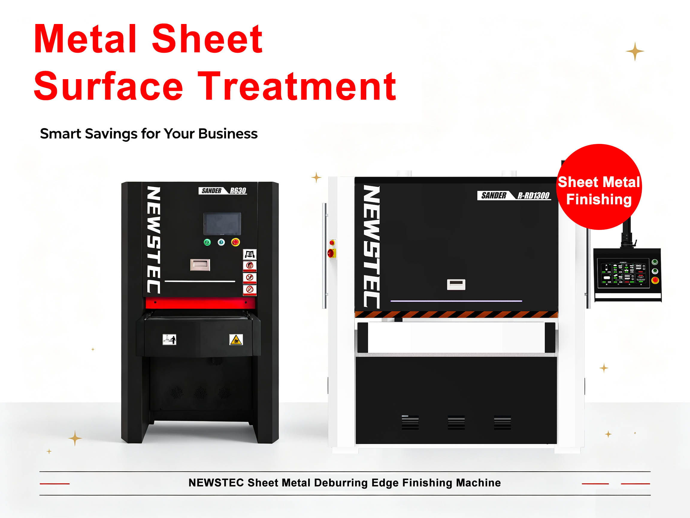 NEWSTEC Sheet Metal Deburring Edge Finishing Machine — Core Design Advantages