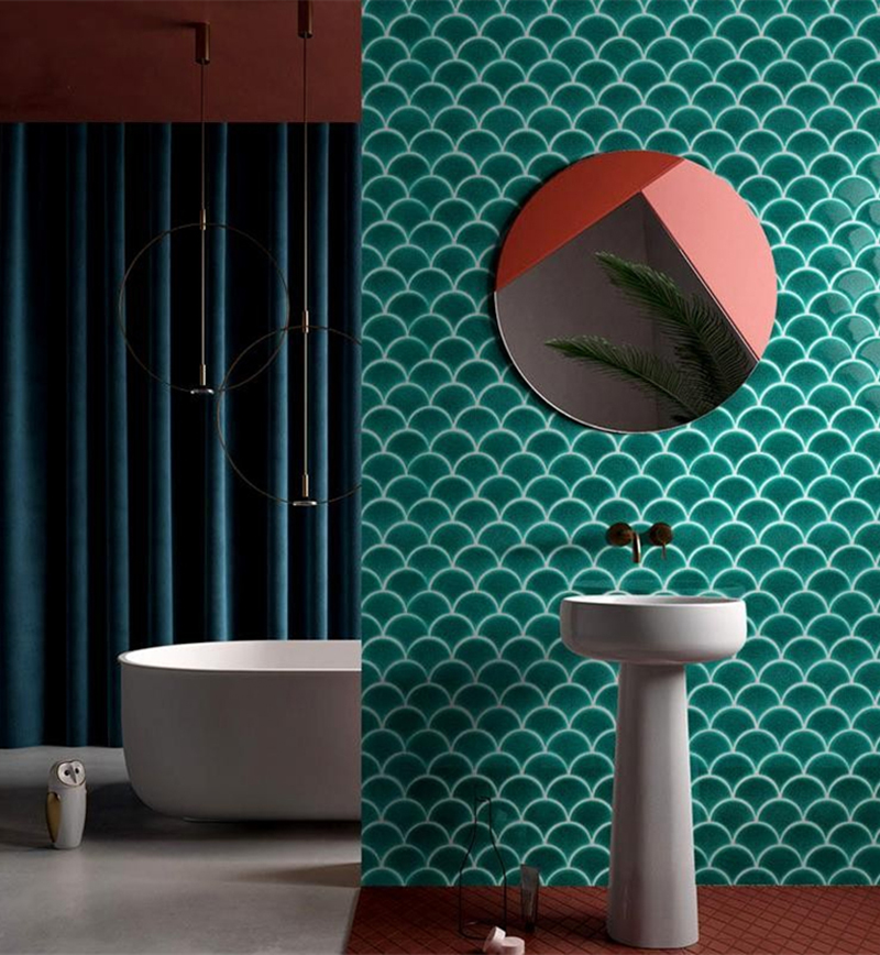 Swedish Villa Feature Walls — Mosaic Art Tile